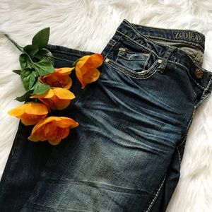 ▪️jeans : like new ❗️dark/faded wash denim sz 7▪️